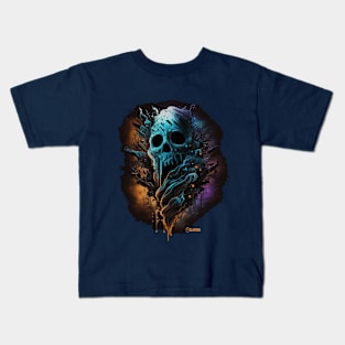 Smoking Skull Kids T-Shirt